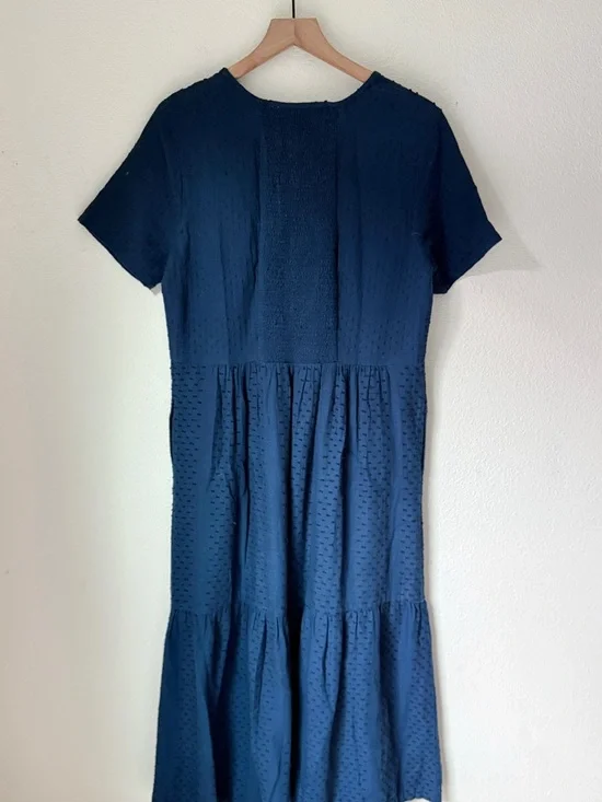 Ace & Jig Navy Marie Maxi Dress in Cosmos - Large - GUC - Picture 4 of 7